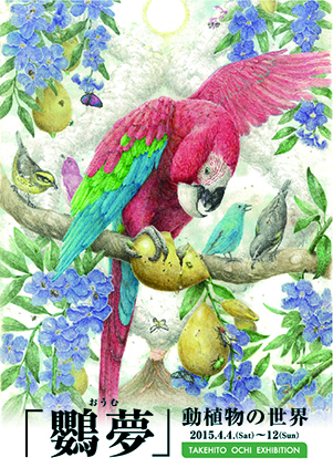 【鸚夢~おうむ~】動植物の世界　越智健仁展